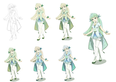 青之蓝 动漫人物设计与开发的艺术探索