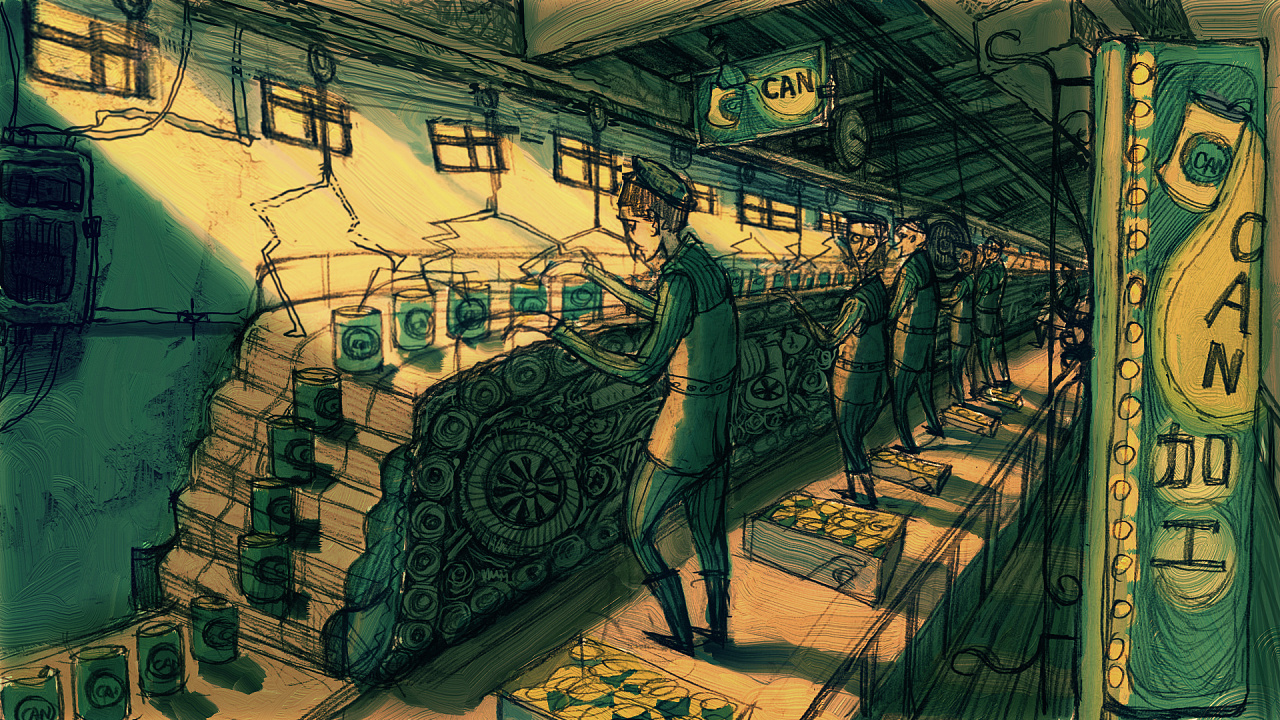 何钒_JAN动漫设计中的三维罐头艺术探索